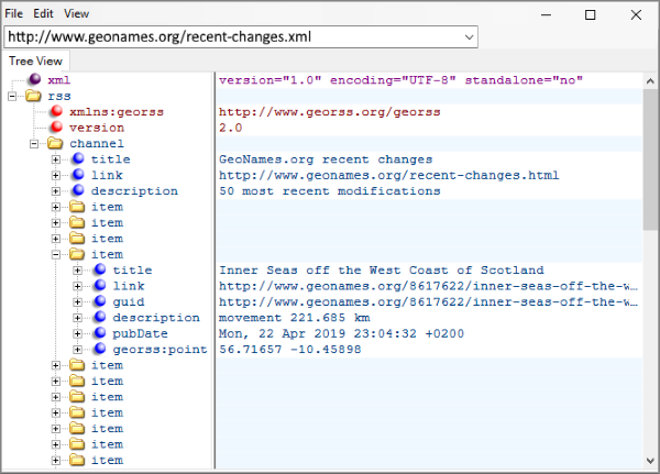 RSS / Atom feedâ€™s content is generally organized as a collection of items grouped beneath a channel